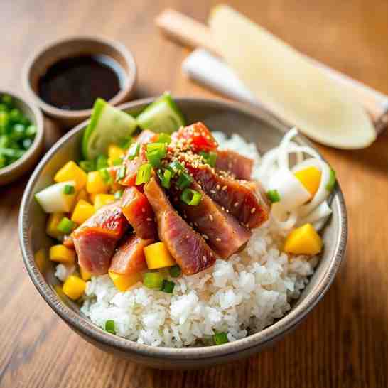 Ahi Tuna Poke Bowl Recipe - Make It At Home